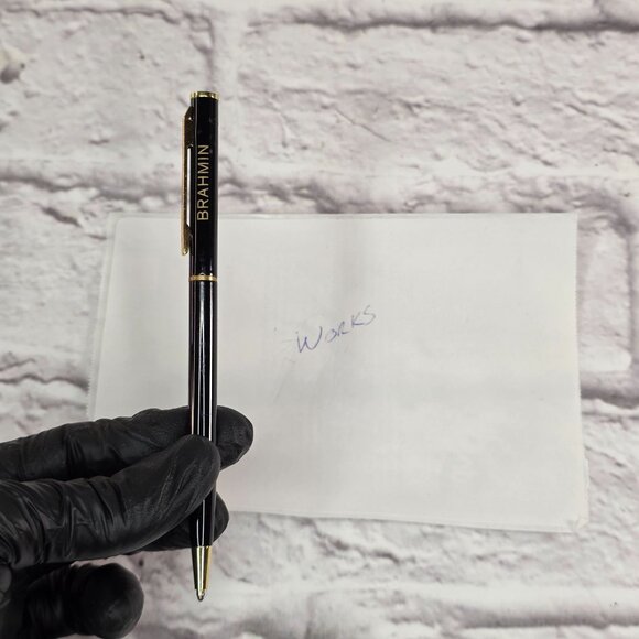 Brahmin Toasted Almond Melbourne Checkbook Cover with Working Pen - Picture 6 of 7